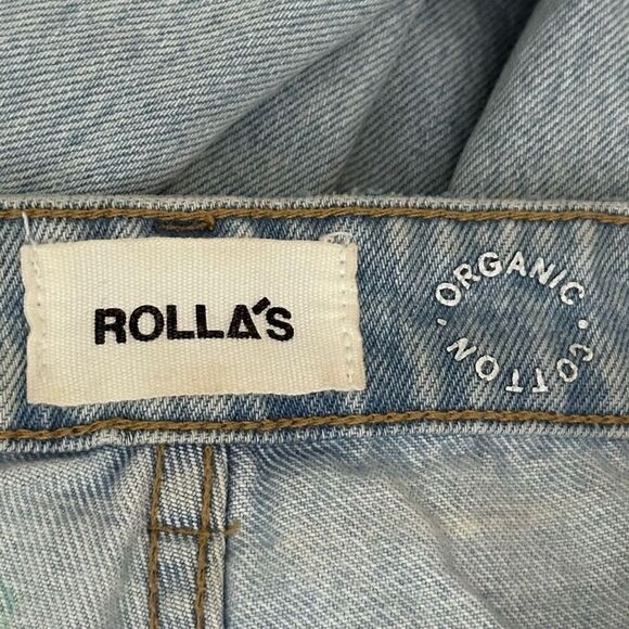 Rolla's High-Rise Straight Jeans Light Wash in Size 27 - Picture 5 of 11